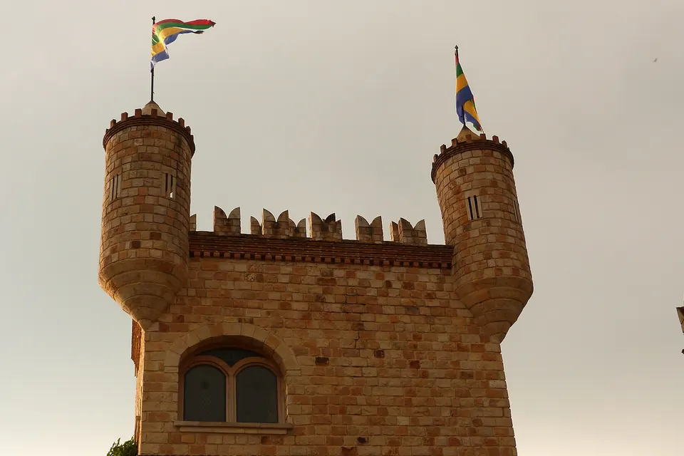 Torres del castillo de Lamas